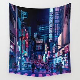 Daydreaming of Tokyo Wall Tapestry