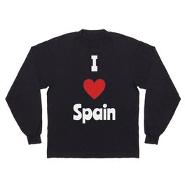 I Love Spain  Long Sleeve T Shirt
