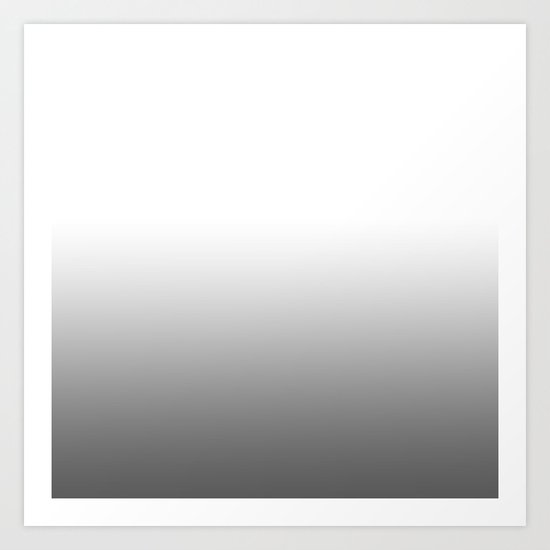 GRAY FADE Art Print