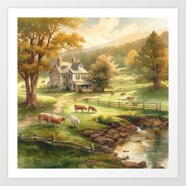 Our Homestead Art Print