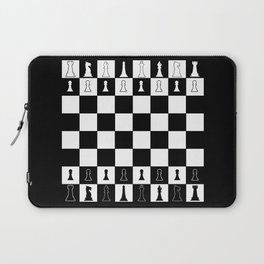 Chess Board Layout Laptop Sleeve