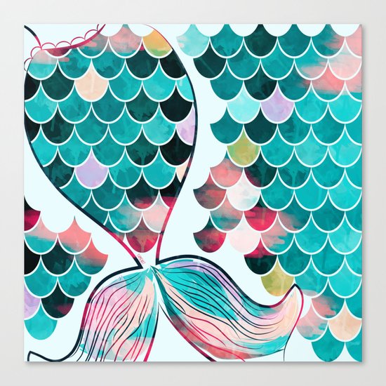 Mermaid Canvas Print