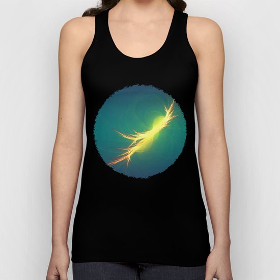 Fractal Phoenix Rising Unisex Tank Top