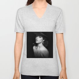 Camila Cabello 'Reflection' Digital Painting V Neck T Shirt