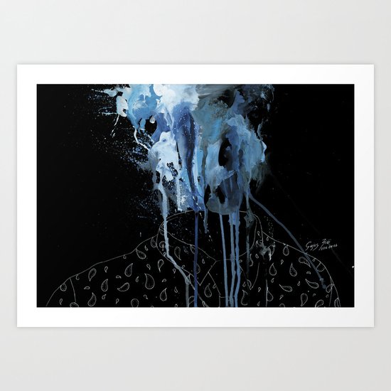 Thousands of faces, none of which I know Art Print