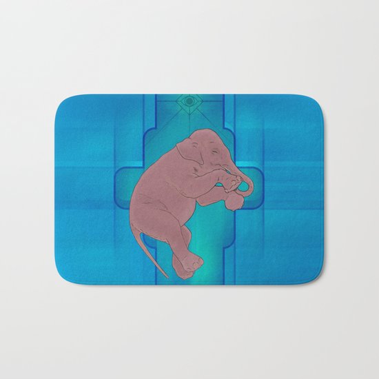 Astral Elephant Bath Mat