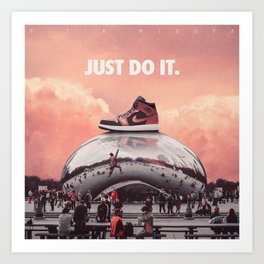 Jordans, Just Do It Art Print