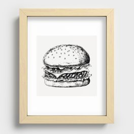 Hamburger Recessed Framed Print