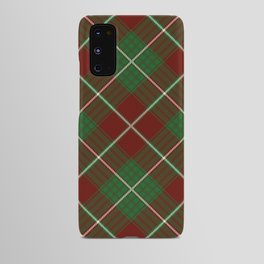 Red and Green Square Pattern Android Case