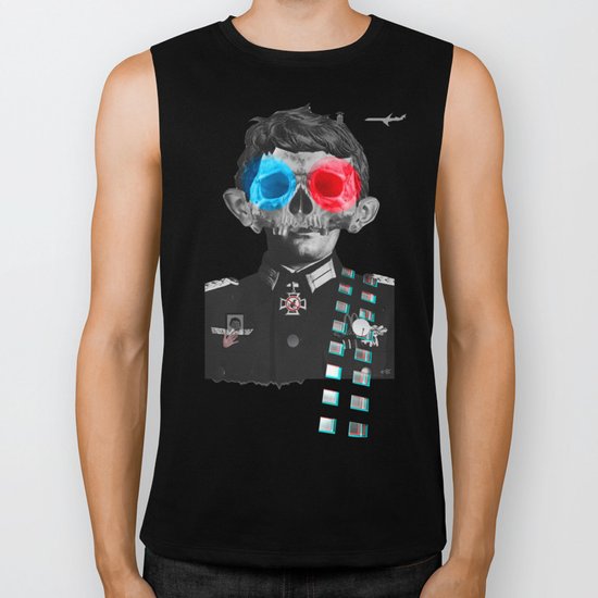 War Collage 2b Biker Tank