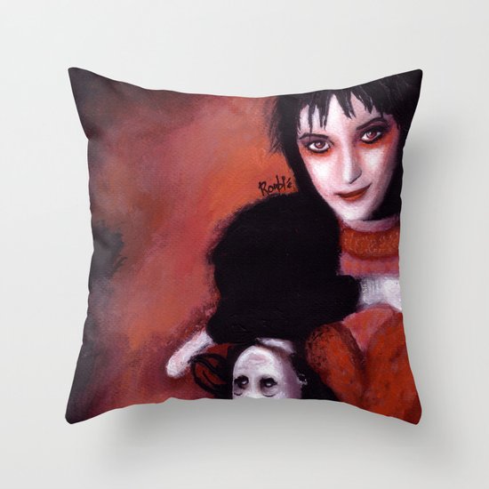 Lydia Deetz Throw Pillow
