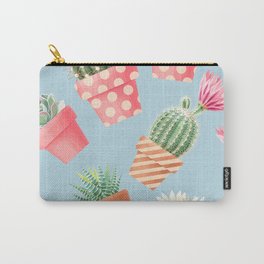 Pastel Cacti Cactuses Carry-All Pouch