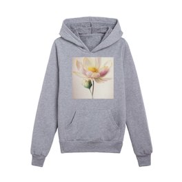 An Elegant Petals Kids Pullover Hoodies