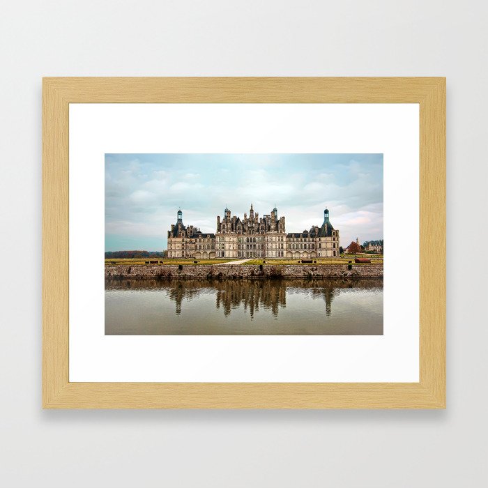 Chateau de Chambord Framed Art Print