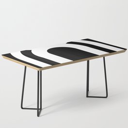 Black and white modern art Coffee Table
