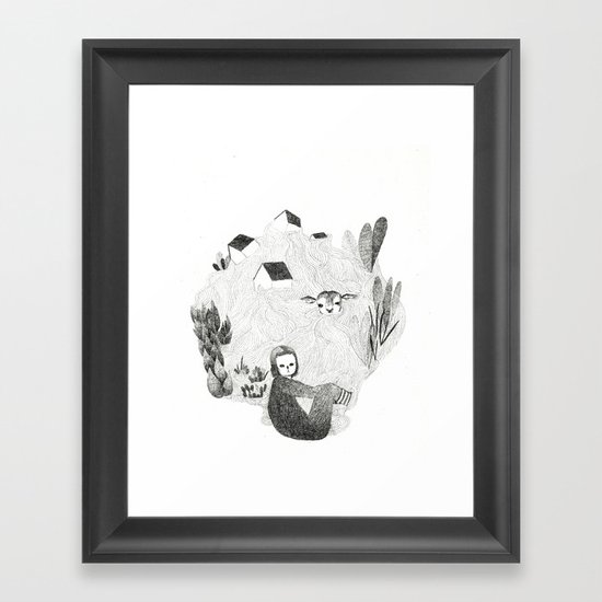 Tales from the sea Framed Art Print