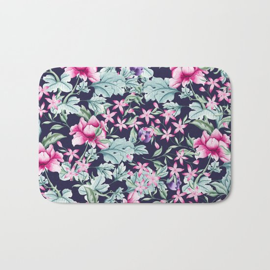 Floral Pattern 1 Bath Mat