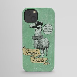 Drama Llama iPhone Case