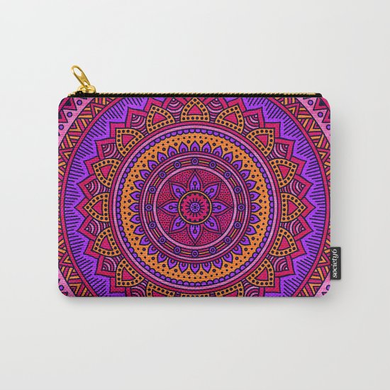 Hippie mandala 43 Carry-All Pouch