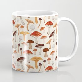 Mushroom Medley Pattern - Neutral Coffee Mug