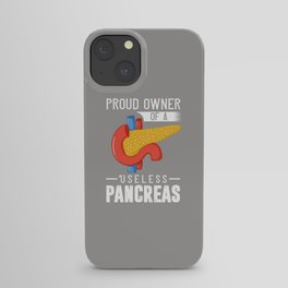 Pancrea Diabetes Gift Diabetic Awareness iPhone Case