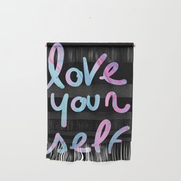 Love yourself Graffiti Typography Words Wall Hanging