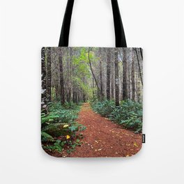 Wooded Path inspirational photography and decor Tote Bag