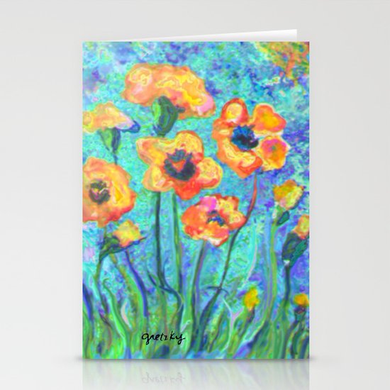 Pansies Stationery Cards