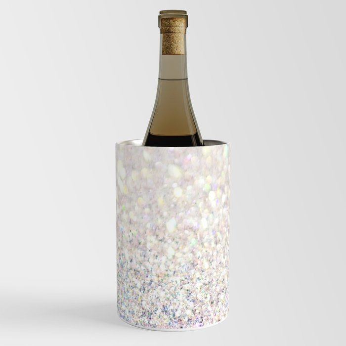 Pretty Glam Iridescent Glitter Wine Chiller