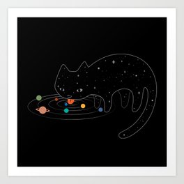 Cat Landscape 117: Catstronomy Art Print