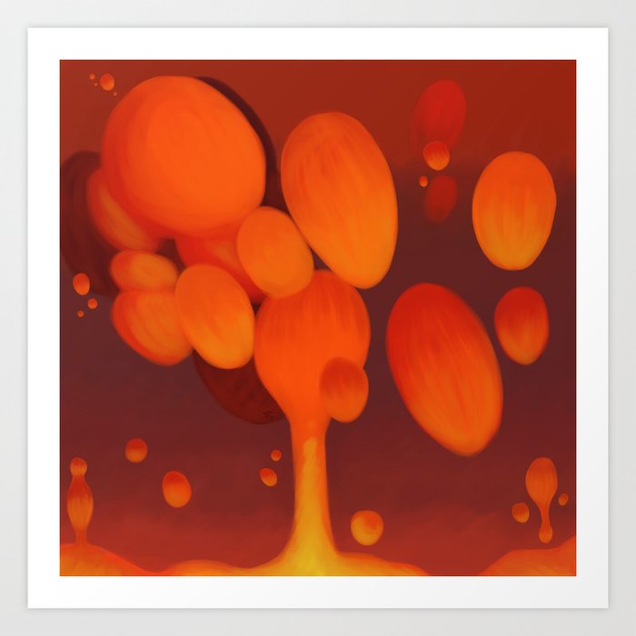 Red and shop orange lava lamp