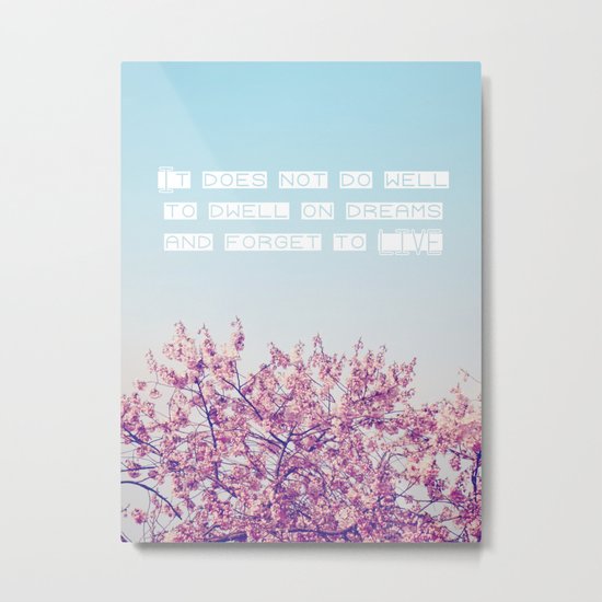 Dwell on Dreams Metal Print