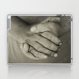 manos trabajadoras Laptop & iPad Skin