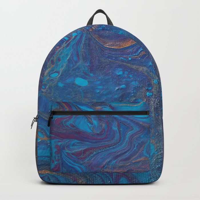 Peacock Galaxy Explosion Backpack