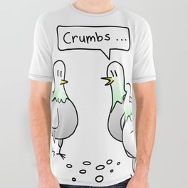 Crumbs again All Over Graphic Tee