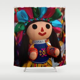 Mexico doll Shower Curtain