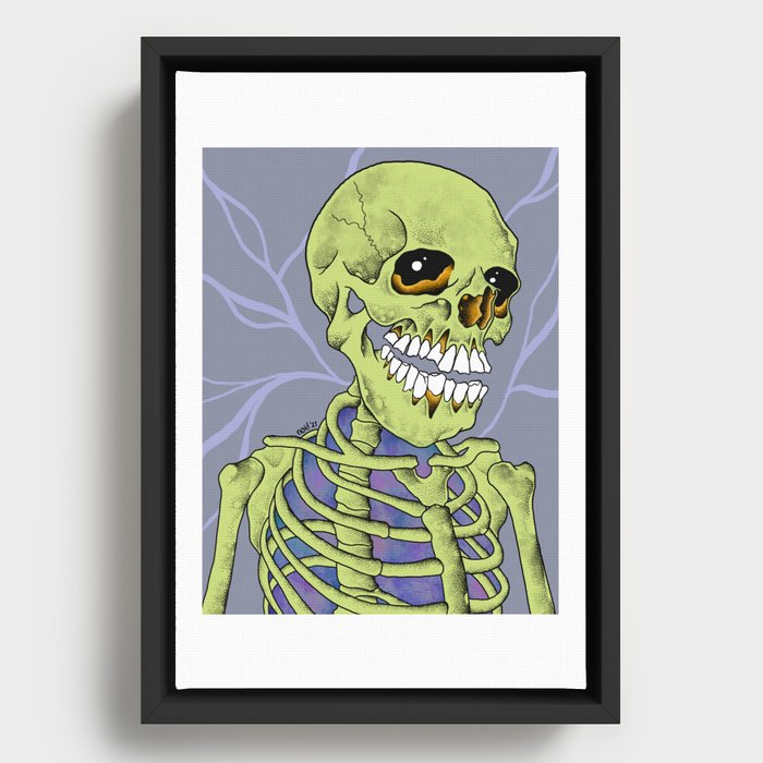 Dead by Hate Framed Canvas