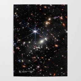 James Webb's First Deep Field (James Webb/JWST) — space poster Poster