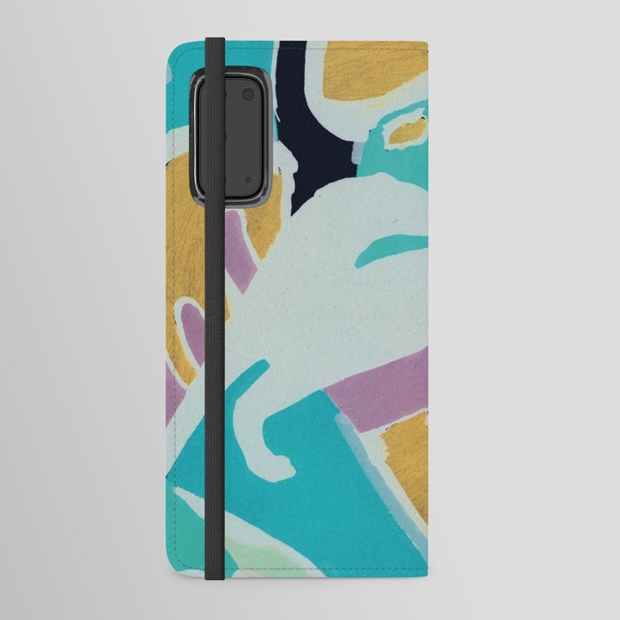 fine art abstract design multicolours Android Wallet Case