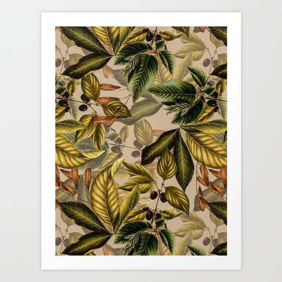 TROPICAL PATTERN-14 Art Print