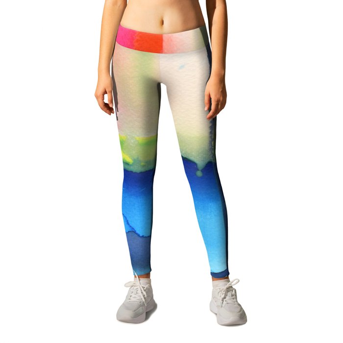 abstract lake Leggings