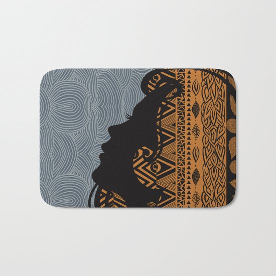 Tribal Dreams by Viviana Gonzalez & Pom Graphic Design Bath Mat
