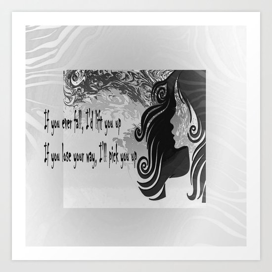 if you lose your way Art Print