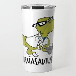 Pharmasaurux Rx - Pharmacy Dinosaur Travel Mug