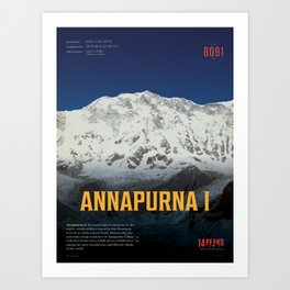 Annapurna I Art Print