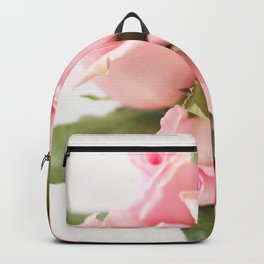 Roses Backpack | Love, Macro, Art, Photo, Nature, Flowers, Color, Digital, Vintage, Pink 