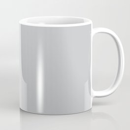 Silver Sand Grey Solid Color Popular Hues Patternless Shades of Gray Collection Hex #bfc1c2 Coffee Mug