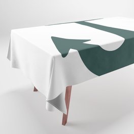 Anchor (Dark Green & White) Tablecloth
