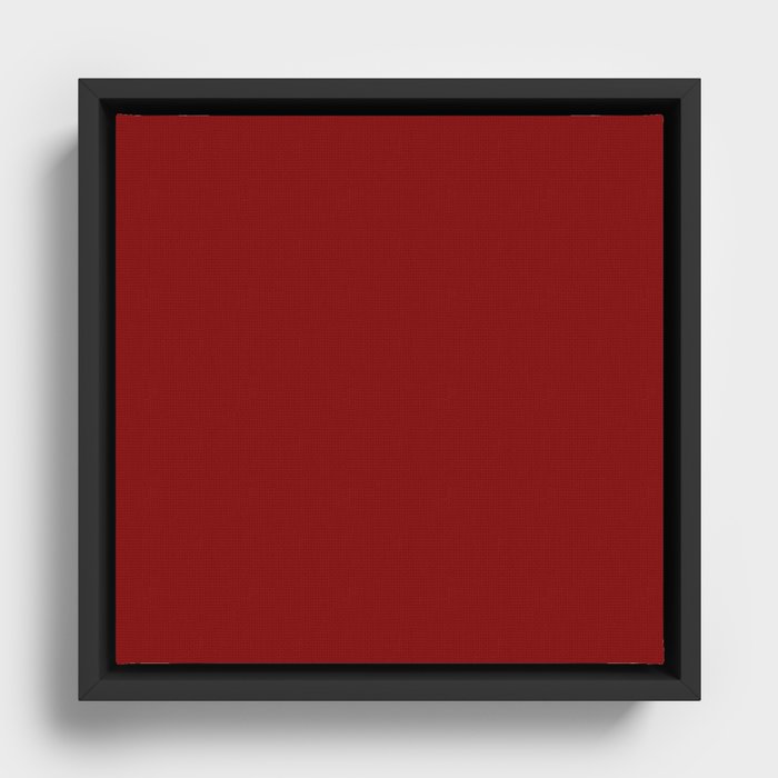 Blood Pact Red Framed Canvas