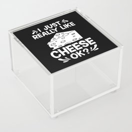 Cheese Board Sticks Vegan Funny Puns Acrylic Box